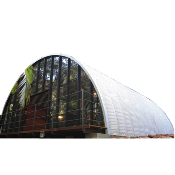 Schraubgelenk Metalldachgebäude Quonset Hut Kits und Bogenstahlgebäude Quonset Metalldach Hütte Metalldach Dachspeicherung